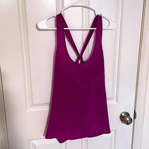 Forever 21 Silk Magenta Tank